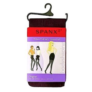 NEW‎ SPANX Original Tight-End Tights Control Stockings in Plum Purple Size B